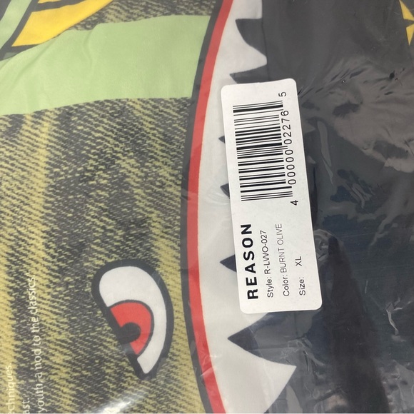 NWT Reason Clothing Military Print Half-Zip Pullover Anorak Size Medium - Picture 10 of 10